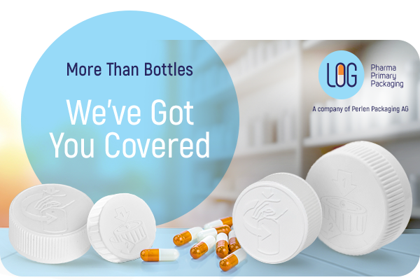 LOG Pharma Primary Packaging Ensures Maximum Confidence for Drug Manufacturers with Bottle and Closure Solutions